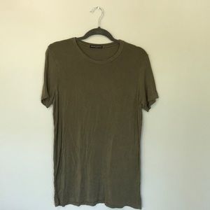 Olive Brandy Melville T-Shirt Dress